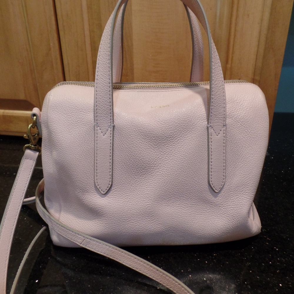 Fossil Sydney Satchel, Blush Pink, EUC